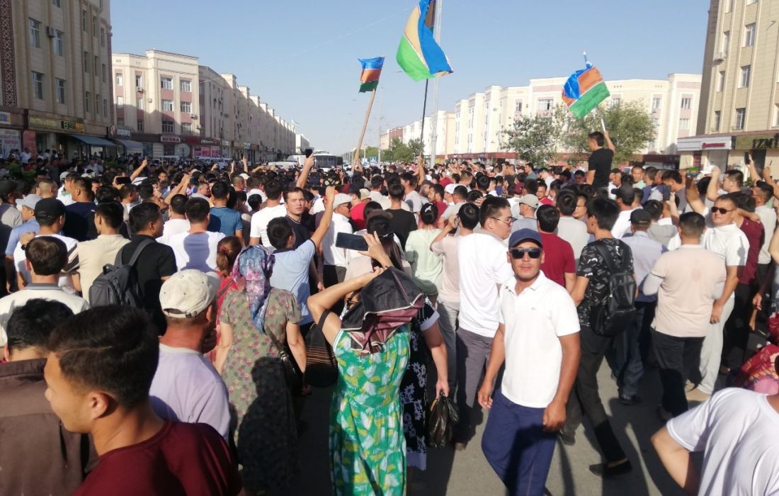 ابعاد و ماهیت اعتراضات در قره‌قالپاقستان
