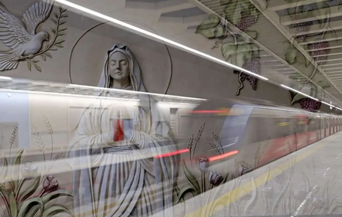 ساخت یک ایستگاه مترو متفاوت در تهران